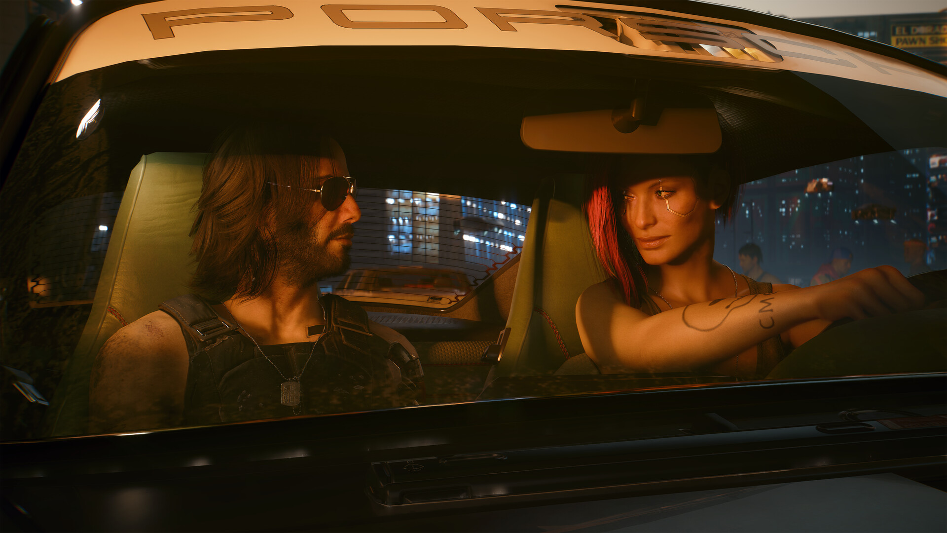 Cyberpunk 2077 gameplay scene